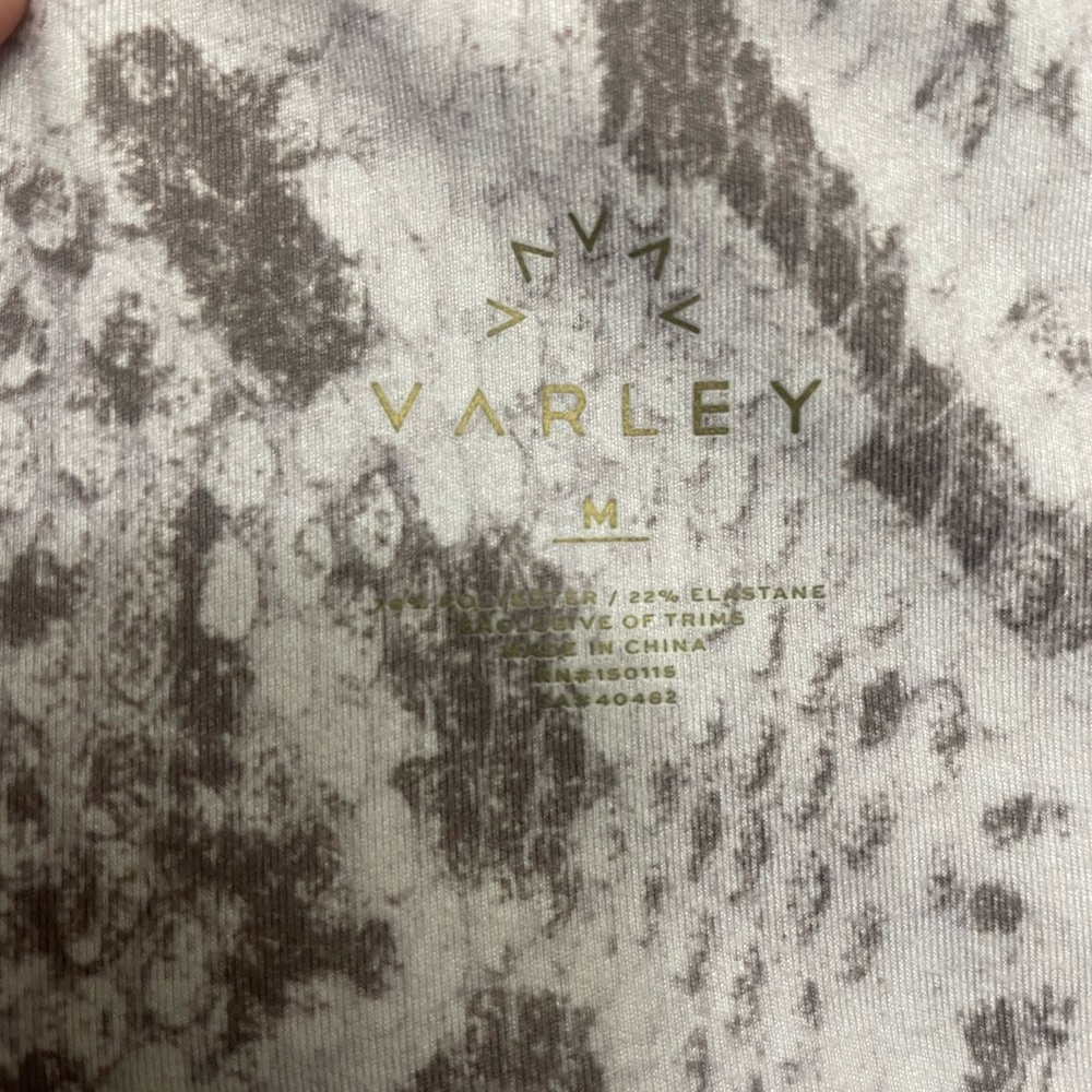 Varley Python Print 7/8 Legging, Size M. - image 3